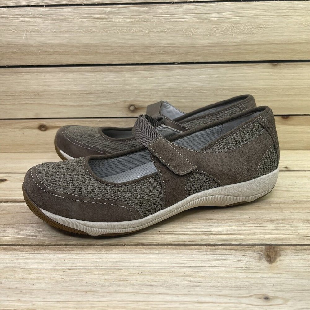 DANSKO Womens Hennie Mushroom Brown Comfort Sneakers 39/8.5